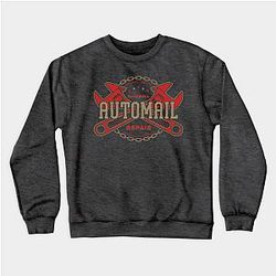 Fullmetal Alchemist Sweatshirts - Rockbell Automail Repair - Upgrade Sweatshirt TP2129