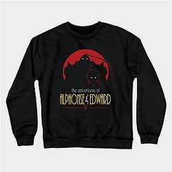 Fullmetal Alchemist Sweatshirts - Adventures of Alphonse &amp; Edward Sweatshirt TP2140
