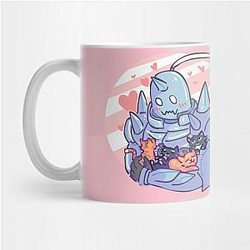 Fullmetal Alchemist Mugs - Fullmetal Alphonse and Kittens Mug TP2107