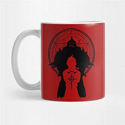 Fullmetal Alchemist Mugs - FMA - Edward and Alphonse human transmutation circle Mug TP2107
