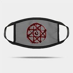 Fullmetal Alchemist Face Masks - Alphonse seal red Mask TP2107
