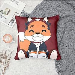 Fox Chaos KL2201 Fundy Throw Pillow