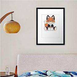 Fundy Merch Foxy Framed print Premium Merch Store