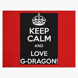 Keep Calm and Love G-Dragon iPhone Tough Case Jigsaw Puzzle