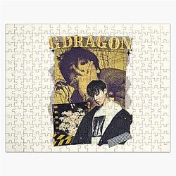 G-Dragon BIGBANG Kwon Ji-yong Retro Y2K Preppy Yellow Scrapbook Collage Design Puzzle