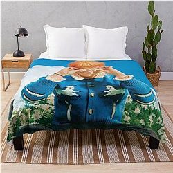 Good G-DRAGON Übermensch poster 2025 World Tour comeback Big Bang kpop group Throw Blanket