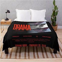G-DRAGON Übermensch 2025 World Tour comeback Big Bang Kpop group Throw Blanket
