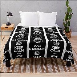 Keep Calm and Love G-Dragon iPhone Tough Case Throw Blanket