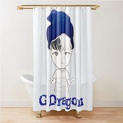 G-Dragon Illustration Cartoon Shower Curtain