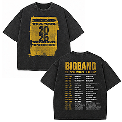 BIGBANG 20/26 World Tour Timeline HTCT2107 G-DRAGON T-Shirts