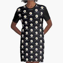 G-Dragon flower minus Graphic T-Shirt Dress