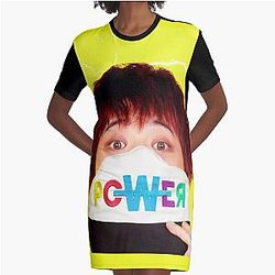 G-DRAGON Power comeback Big Bang K-pop Graphic T-Shirt Dress
