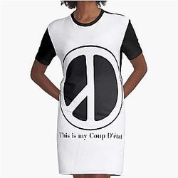 GD G-Dragon Coup Détat Graphic T-Shirt Dress