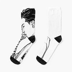 G-Dragon Illustration Style Socks