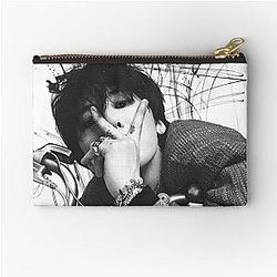 G-DRAGON Überschwarz and white poster 2025 World Tour comeback Big Bang kpop group Zipper Pouch