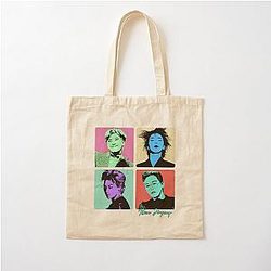 Kwon Jiyong Pop Art Shirt G-Dragon Retro Vintage Cotton Tote Bag