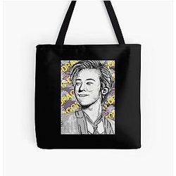 Stipple G-Dragon Tank Top Print Tote Bag