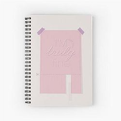 I got truly fine - IU, Palette feat. G-Dragon Ver. 2 Spiral Notebook