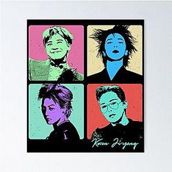 Camisa de Arte Pop Kwon Jiyong G-Dragon Retro Poster Vintage