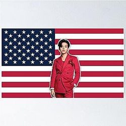 USA Flag G Dragon Poster