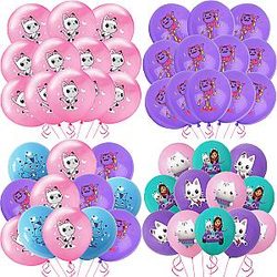 Gabby Dollhouse Balloons Lots Birthday Party Decoration