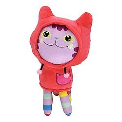 25cm Red DJ Catnip Eyes Open Gabby Dollhouse Stuffed Animal Plush