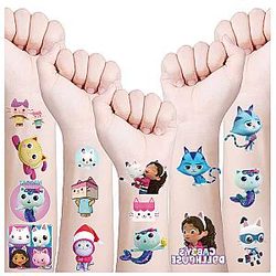 Gabby Dollhouse Cats Tattoo Sticker