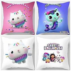 Gabbys Dollhouse Cartoon Gabby Cats Pillowcase