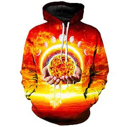 Holding the Sun Galaxy Hoodie