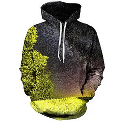 Bright Night Unisex Galaxy Hoodie