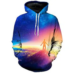 On Top Unisex Galaxy Hoodie