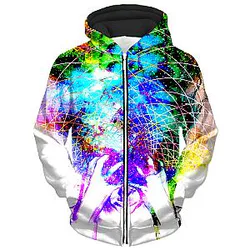Legion Unisex Zip Galaxy Hoodie