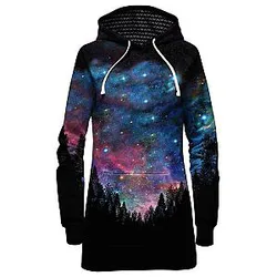 Galactic Valley Galaxy Hoodie Dress