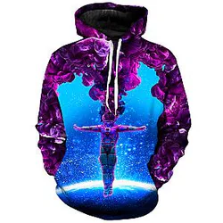 Possessed Astronaut Galaxy Hoodie