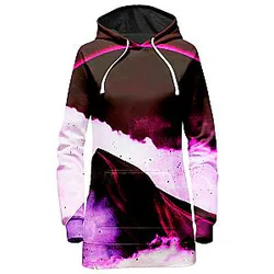 Archangel Galaxy Hoodie Dress