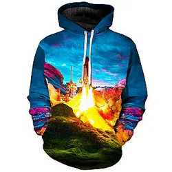 Rainbow Render Unisex Galaxy Hoodie