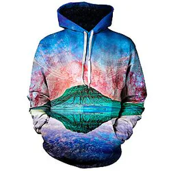 Alien Rockies Unisex Galaxy Hoodie