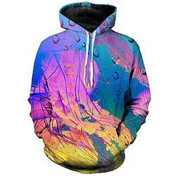 Neon Jelly Unisex Galaxy Hoodie