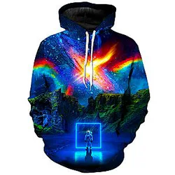 Cosmic Toybox Unisex Galaxy Hoodie