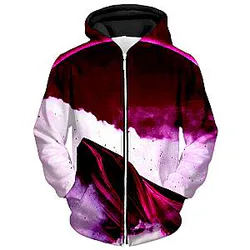 Archangel Unisex Zip Galaxy Hoodie