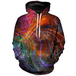 Fractalized Unisex Galaxy Hoodie