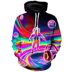 Into Orbit Unisex Galaxy Hoodie