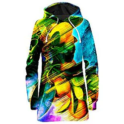 Space Fruit Galaxy Hoodie Dress