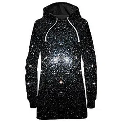 Deep Contact Galaxy Hoodie Dress