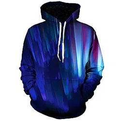 Northern Lights Unisex Galaxy Hoodie