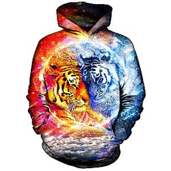 Sun and Moon Galaxy Hoodie
