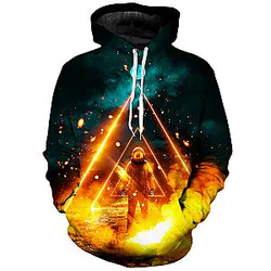 Golden Unisex Galaxy Hoodie