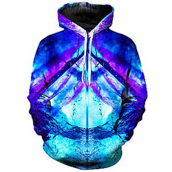 Violet Night Unisex Galaxy Hoodie