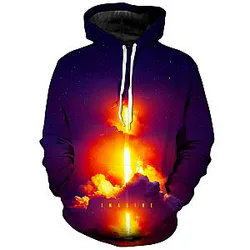Imagine Unisex Galaxy Hoodie