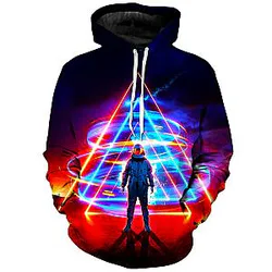 Triangler Unisex Galaxy Hoodie